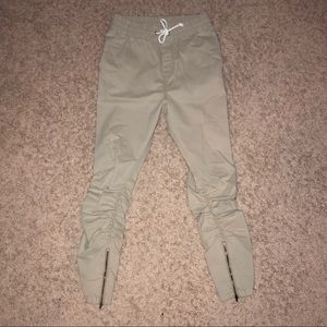 H&M dropped crotch stacked pants